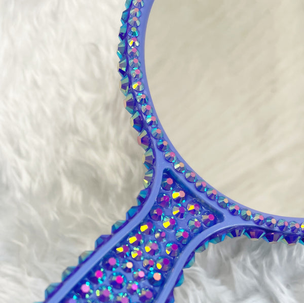 Rose Ribbon Gift Glam Design Hand Held Mirror