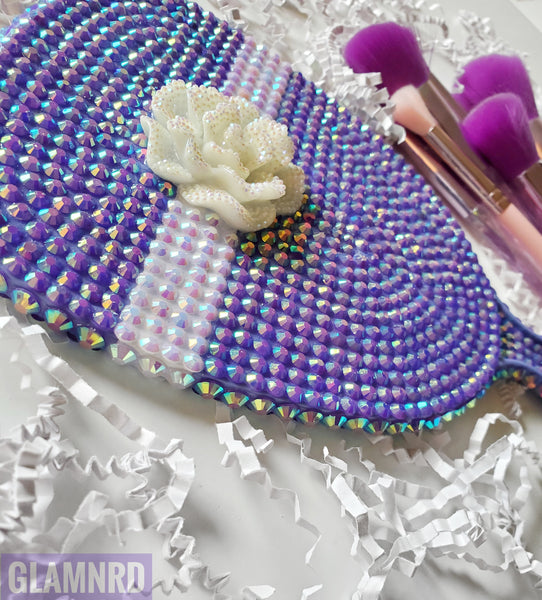 Rose Ribbon Gift Glam Design Hand Held Mirror