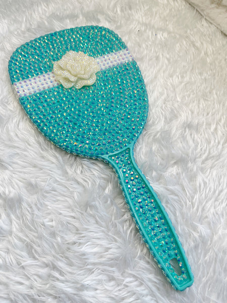 Rose Ribbon Gift Glam Design Hand Held Mirror