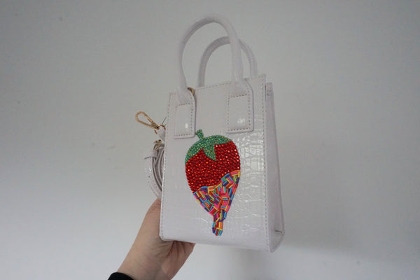 Rainbow Sprinkles Strawberry Glam Purse