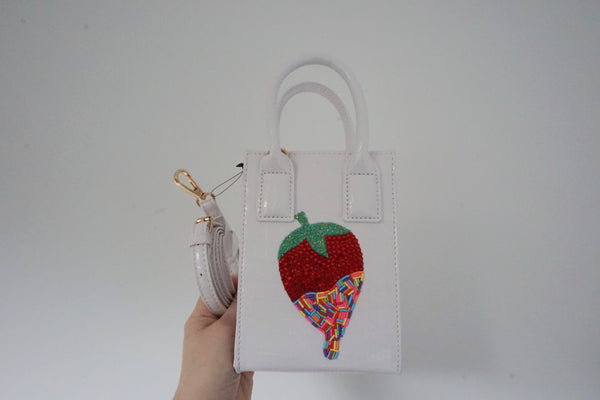 Rainbow Sprinkles Strawberry Glam Purse