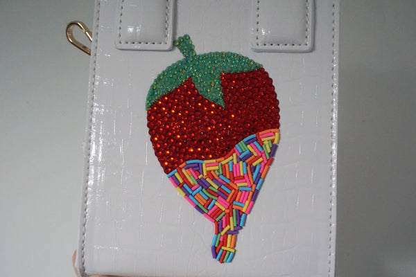 Rainbow Sprinkles Strawberry Glam Purse