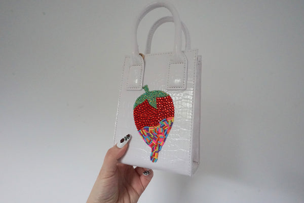 Rainbow Sprinkles Strawberry Glam Purse