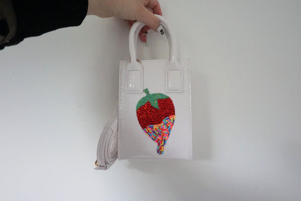 Rainbow Sprinkles Strawberry Glam Purse