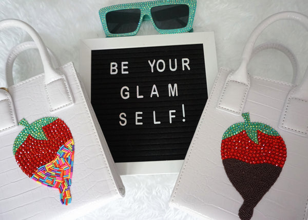 Chocolate Sprinkles Strawberry Glam Purse