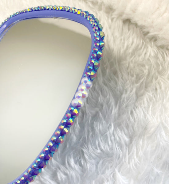 Rose Ribbon Gift Glam Design Hand Held Mirror